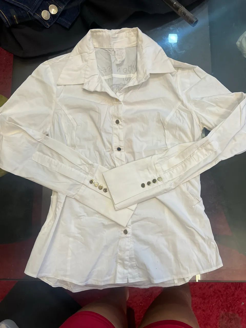 Camisa social branca 