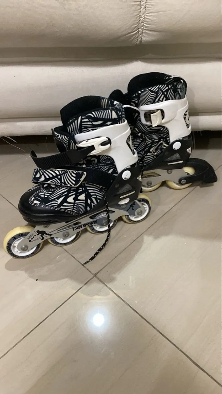 Patins Inline Bel Sports - Tamanho ajustável até o 37