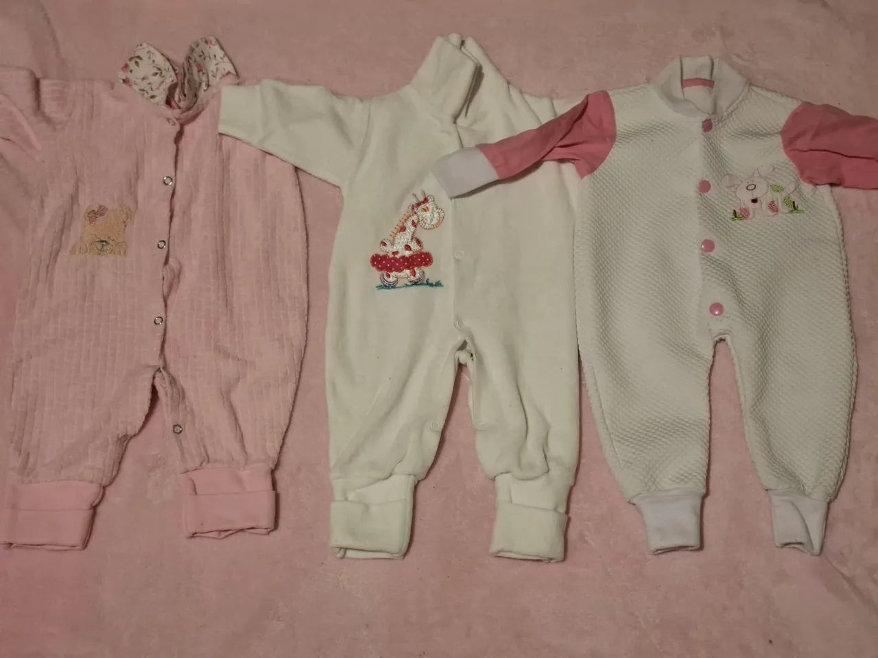 Macacões de bebê Carter's - Rosa e fofos - Foto 5