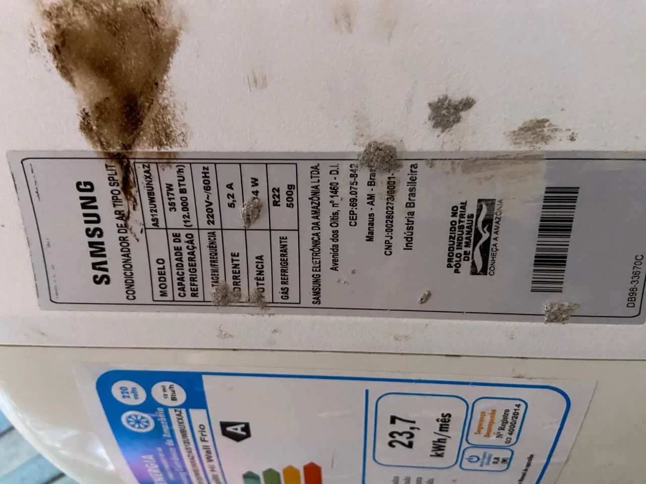 Vendo condensadora do ar-condicionado split Samsung de 12000. - Foto 4
