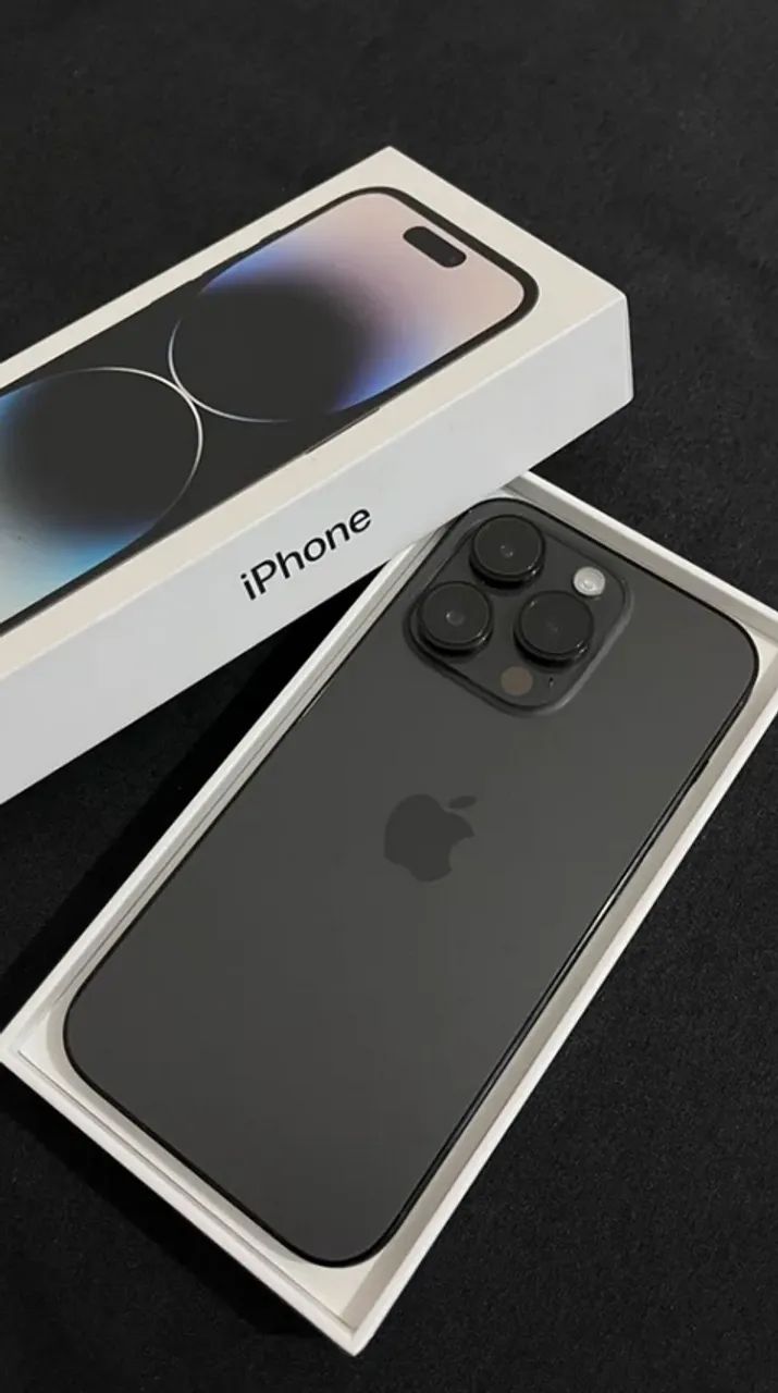 iPhone 14 Pro Max 128 - Grafite 128GB semi novo - Celulares e