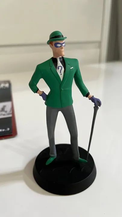 Miniatura Charada Batman Animated Series - Eaglemoss DC Super Hero Collection - Foto 2