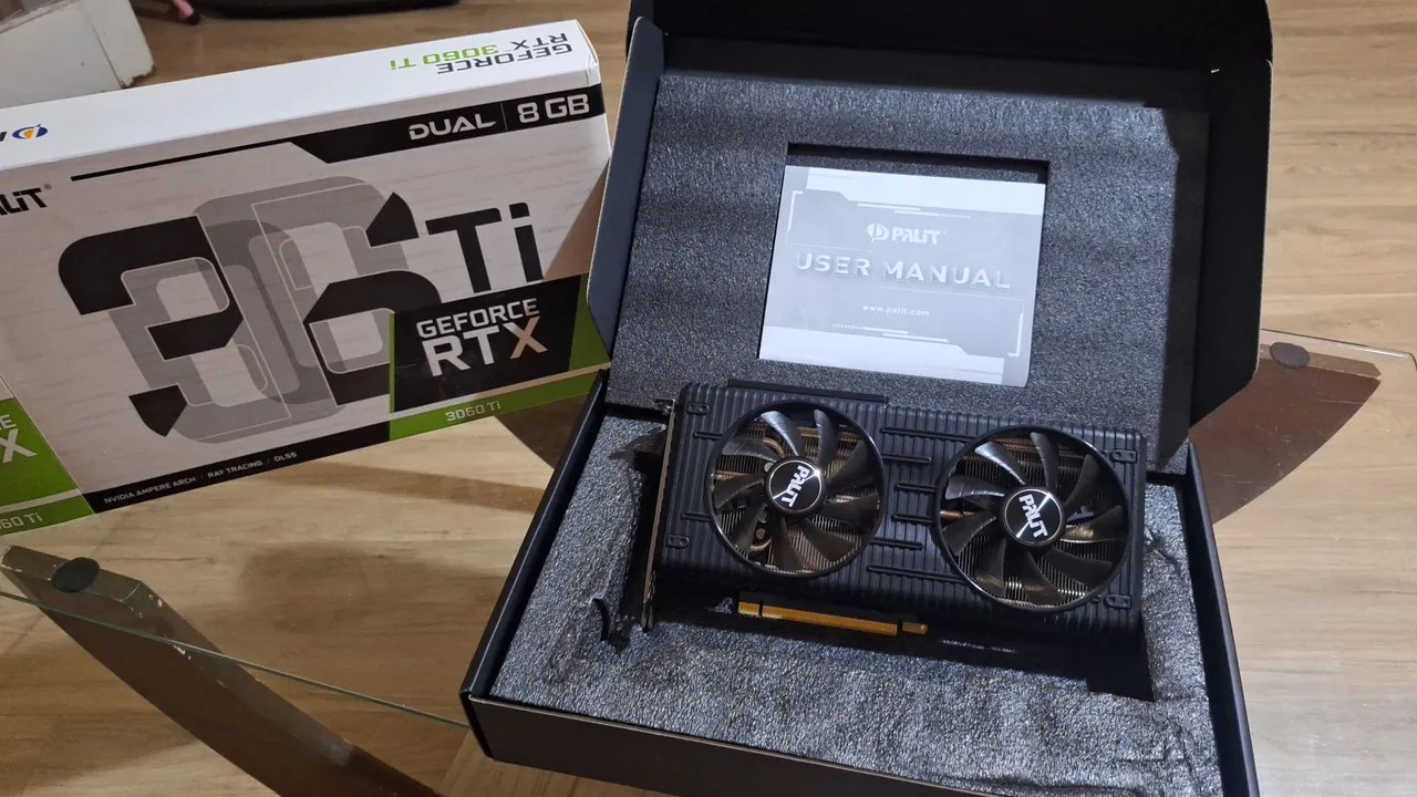Palit RTX 3060 Ti Dual 8G GDDR6 Ray-Tracing Graphics Card