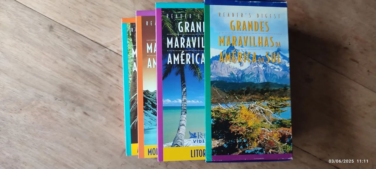 Box VHS Grande Maravilhas da América do Sul Reader's Digest - Foto 2