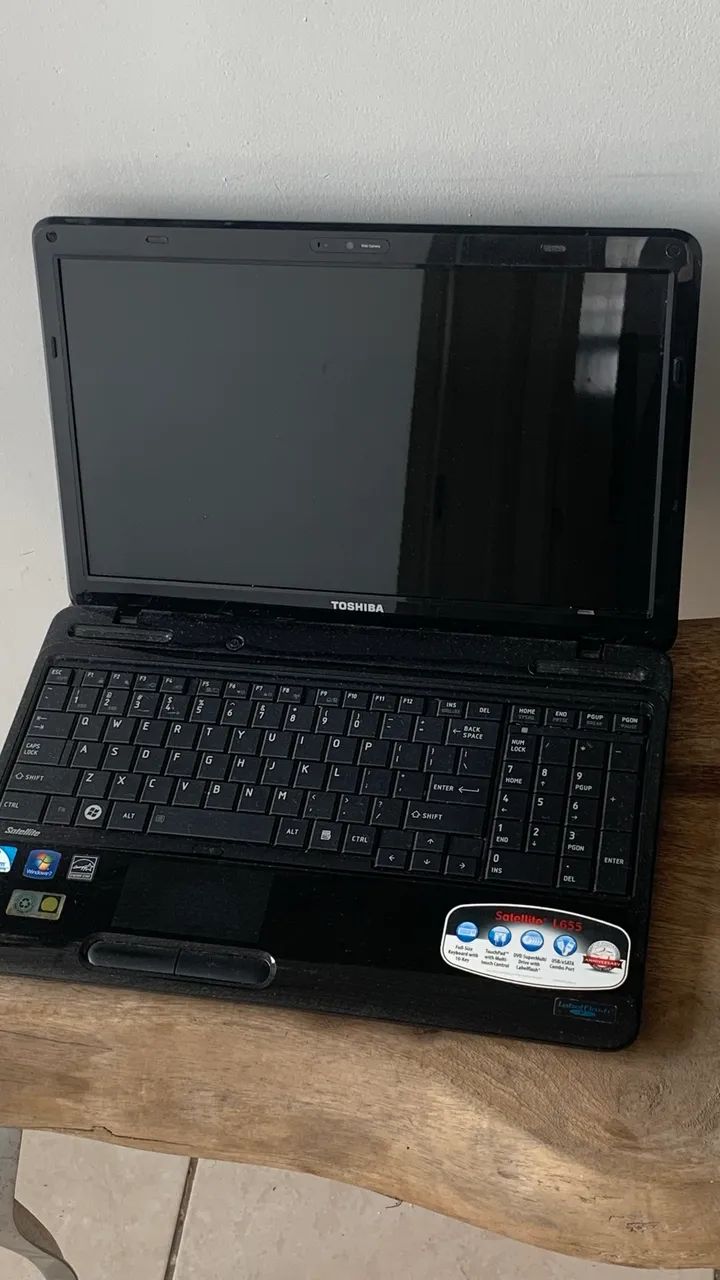 Notebook Toshiba para retirada de peças 