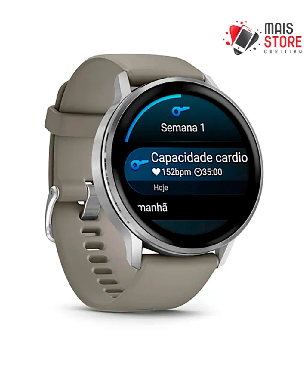 Relógio  Garmin Venu 4- 45MM -Silver Gray  (010-03014-01) (Novo-Lacrado) - Foto 3