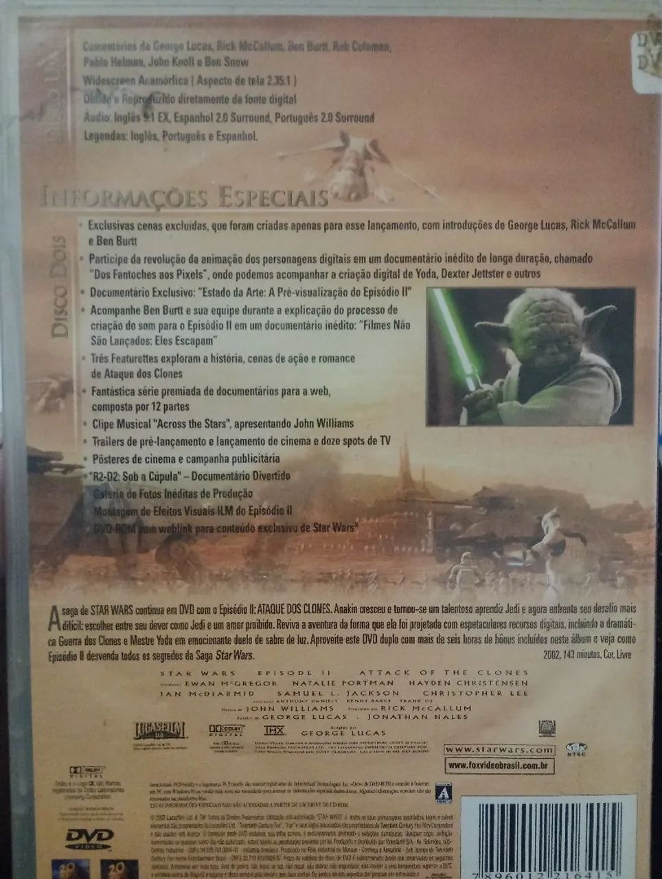 Star Wars: Ataque dos Clones - DVD - Foto 4