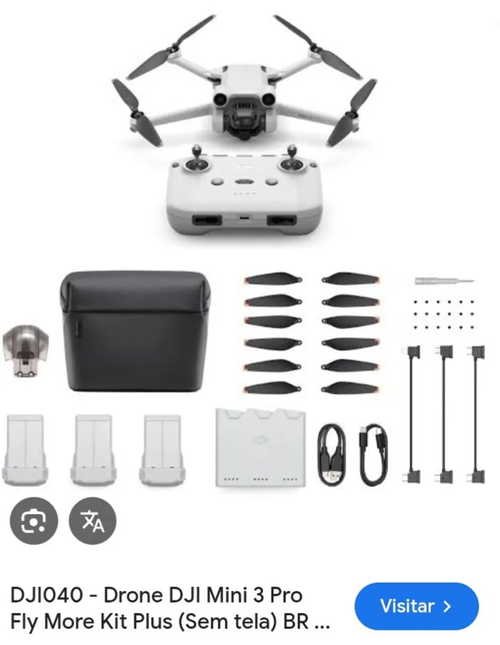 DJI Mini 3 Pro Fly More Kit Plus (Sem tela)
