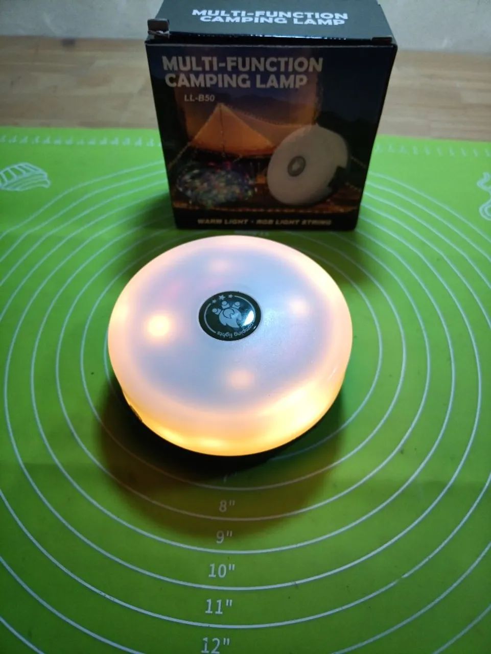Luminária Lanterna recarregável com Fio de led luz RGB colorido e branco para acampamento  - Foto 4