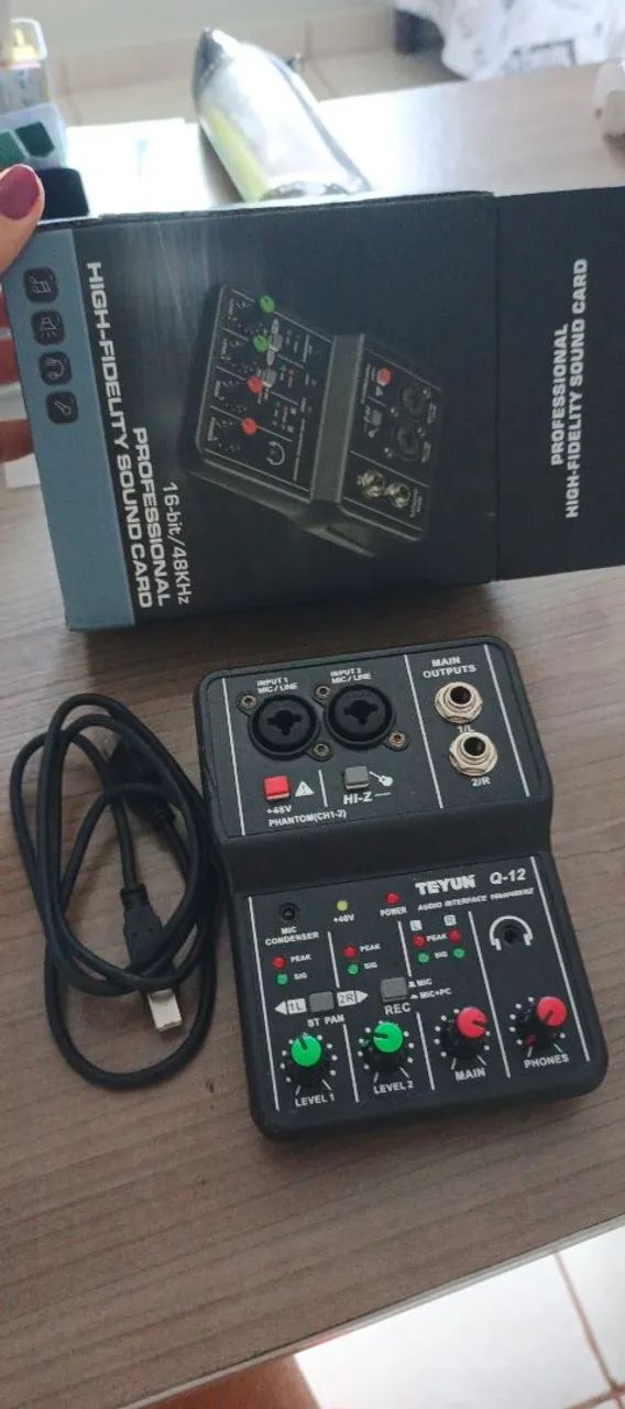 Mesa de som TEYUN Q-12 