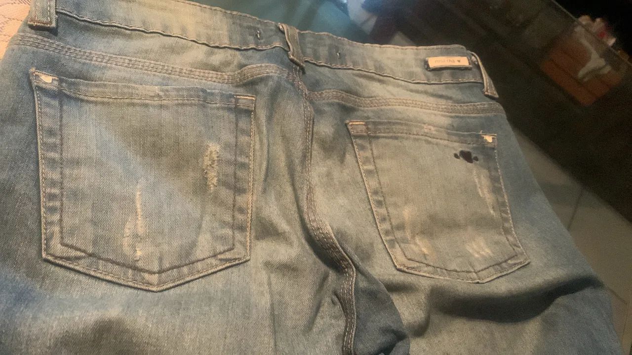 Calça jeans ( Rosa chá) vendo ou troco  - Foto 2