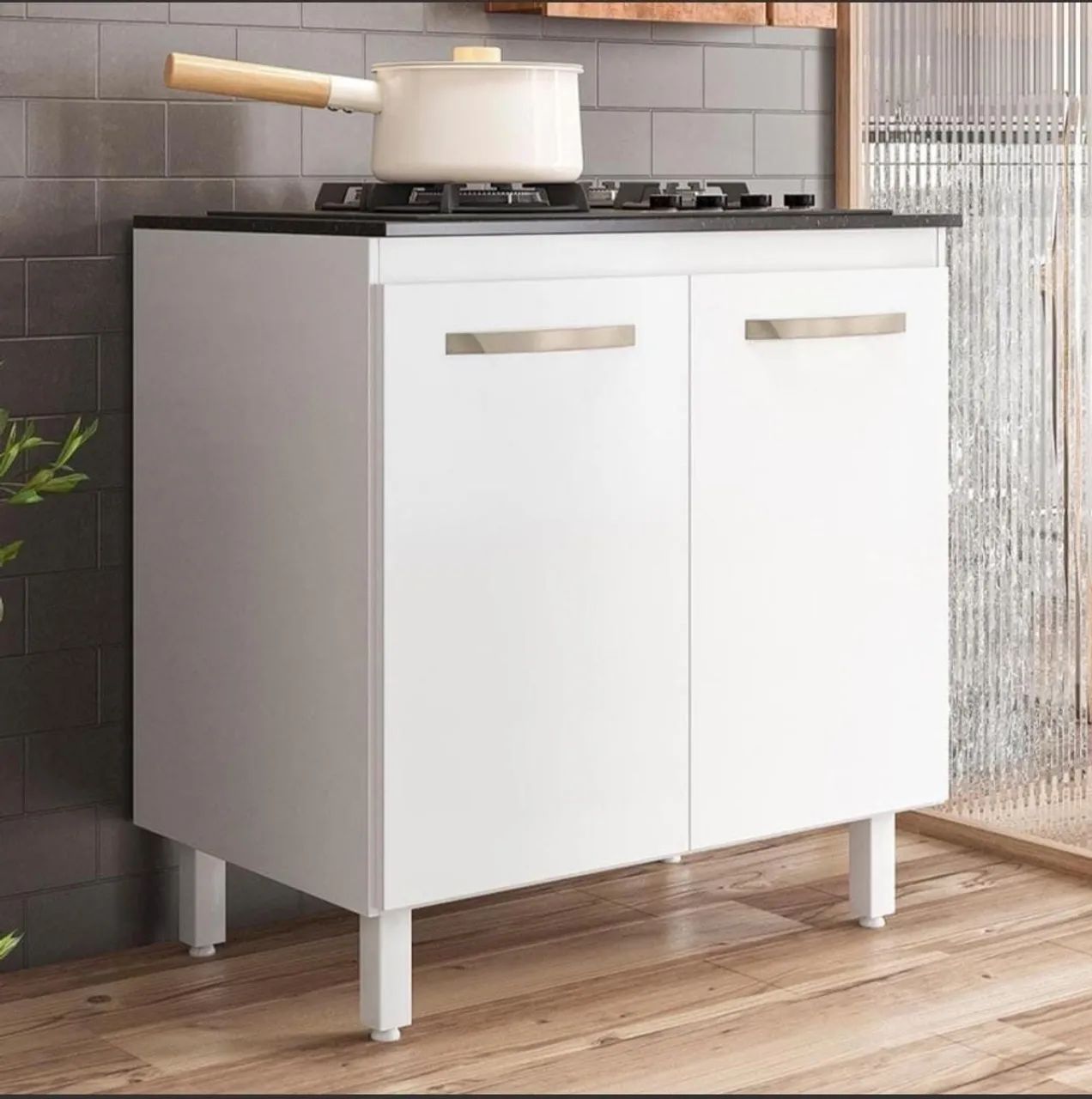 Balcão + Fogão Cooktop 5 Bocas Pronta Entrega  - Foto 3