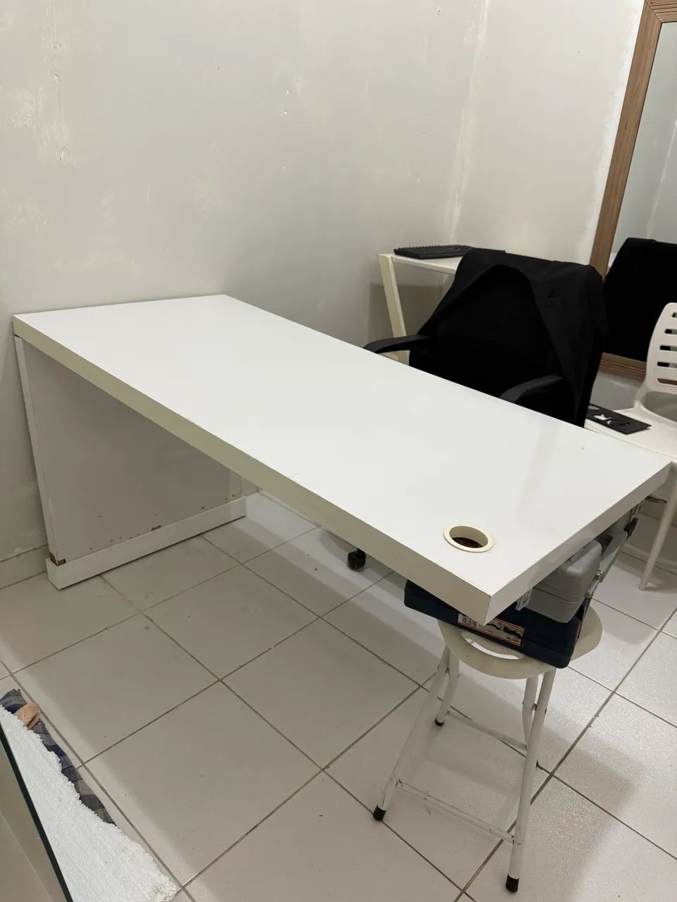 Mesa de madeira e vidro planejada  - Foto 2