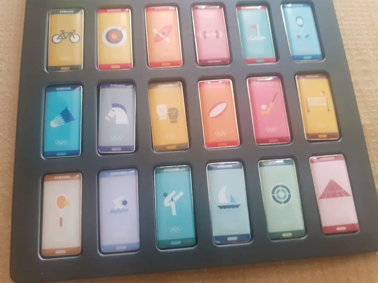 PINS SAMSUNG RIO 2016 COMPLETO OLIMPIADAS  - Foto 3