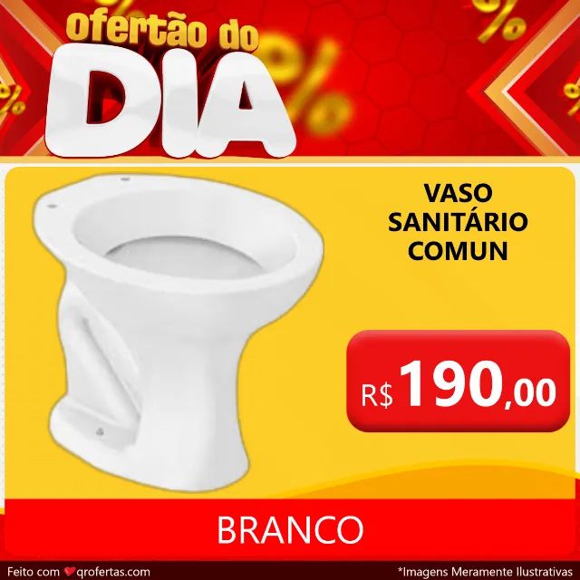 VASO SANITÁRIO BRANCO NOVO - INMETRO  - Foto 4