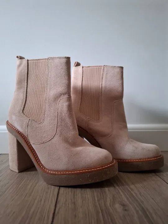 Bota Arezzo cano baixo - Nude - Foto 3