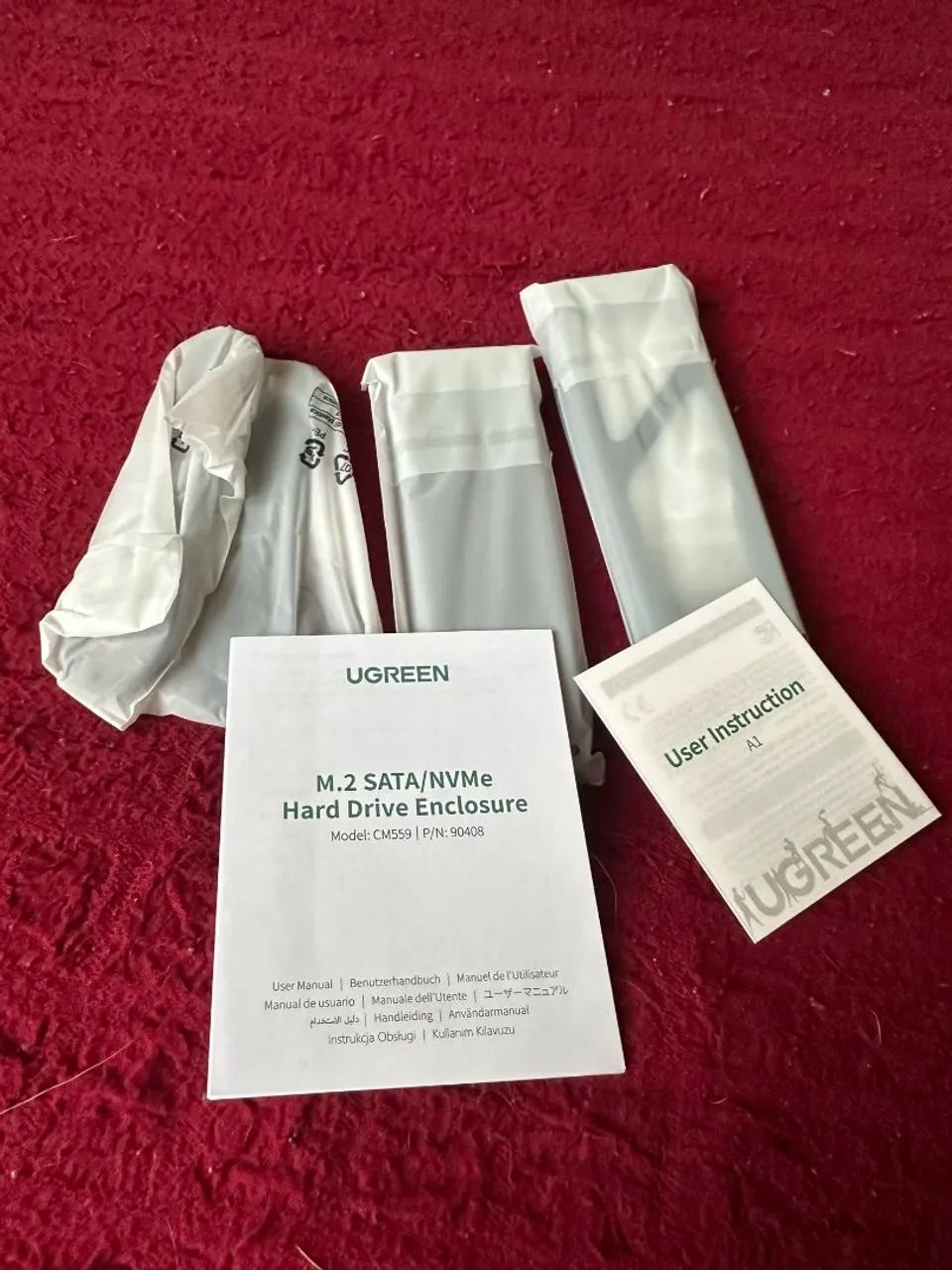 Enclosure UGREEN M.2 SATA/NVMe - Novo na Caixa! - Foto 4