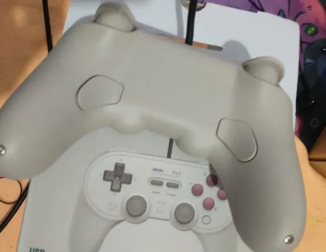 Controle 8bitdo com fio pro  para switch /  raspberry pi / xbox, PC  - Foto 2