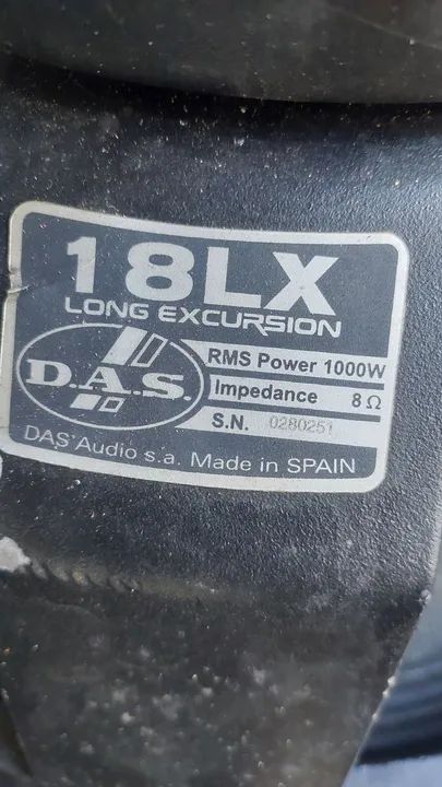 subwoofer 18 polegadas 1000w - Foto 2