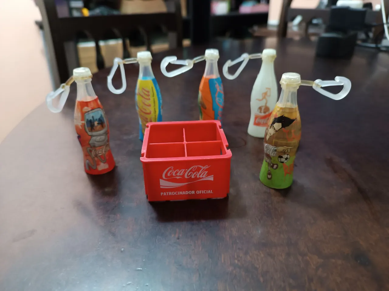 6 garrafinhas coca cola,das olimpíadas de Atenas 2004 - Hobbies e
