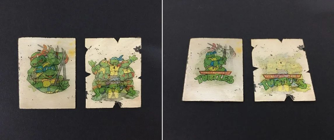 Kit Vintage As Tartarugas Ninja Anos 90 - Estojo, Máscara, Ímã de Geladeira e Figurinhas - Foto 5