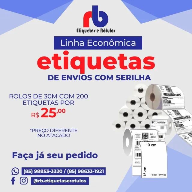 Etiqueta de Envios Térmica - Foto 2