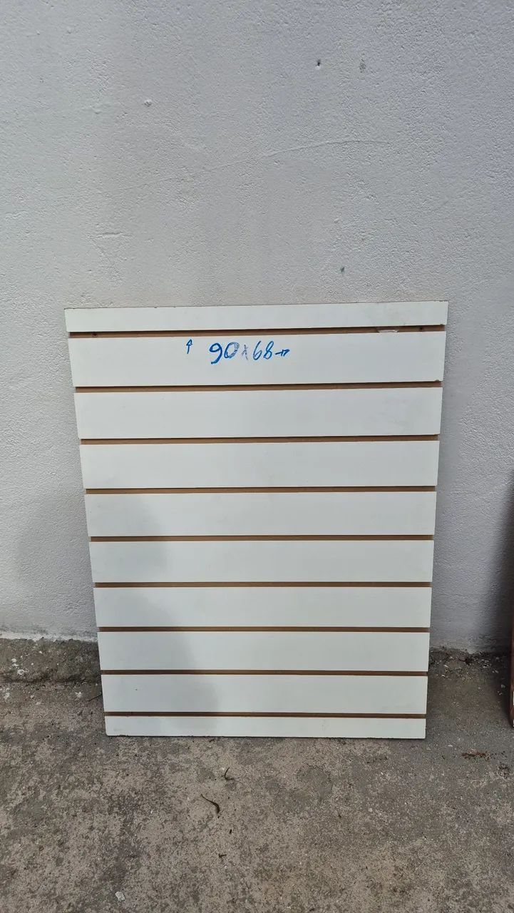 Painel Canaletado Branco MDF - Foto 2