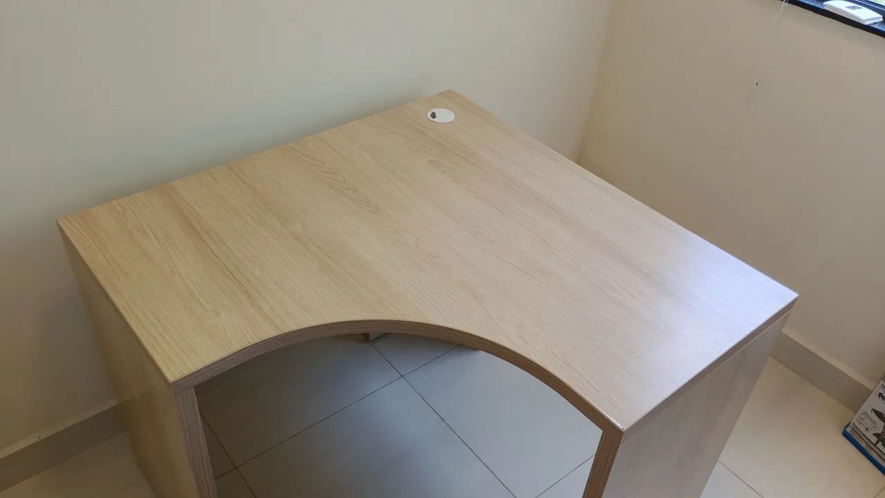 Mesa de canto 100x100 escritório/escrivaninha 