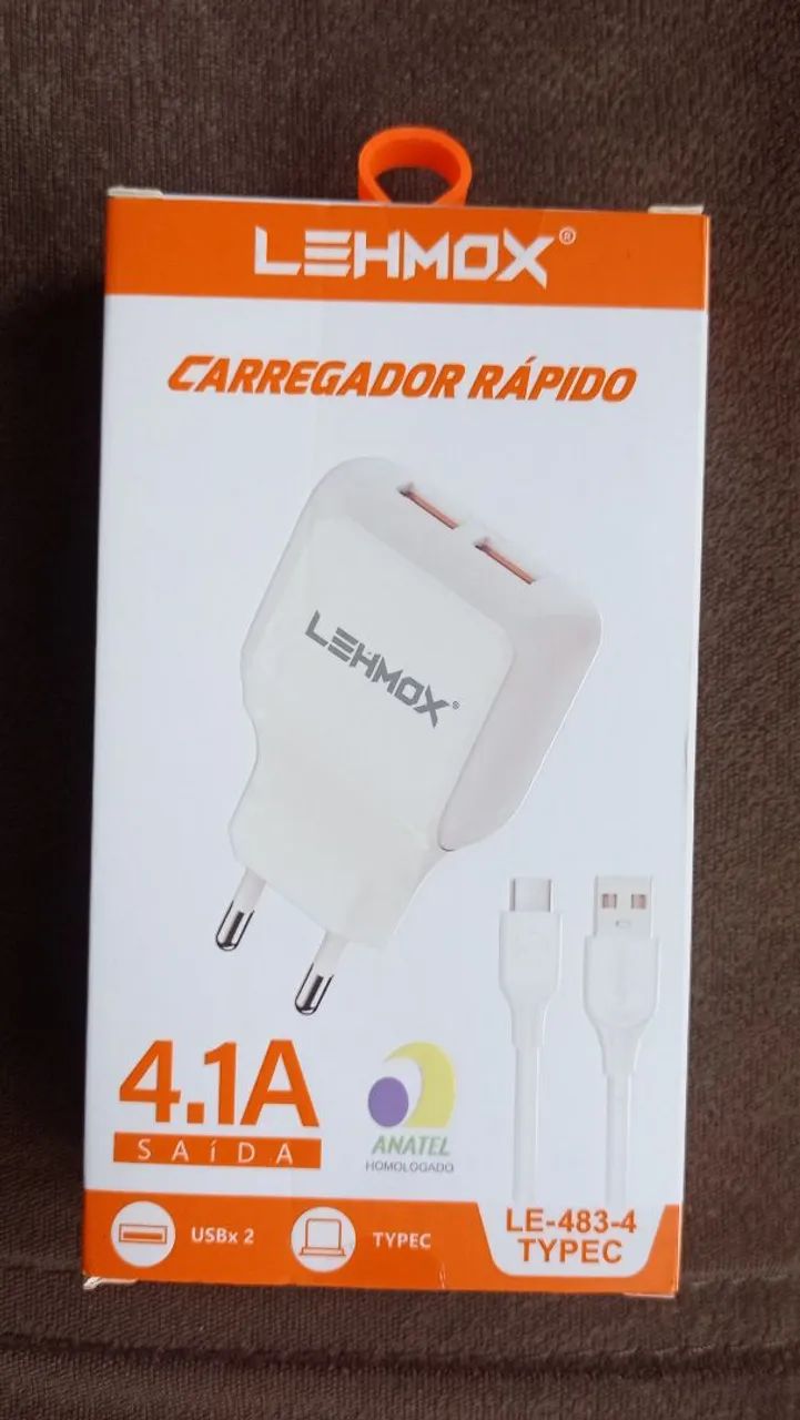 2 Carregadores  Rápido LEHMOX 4.1A Type C - Foto 3