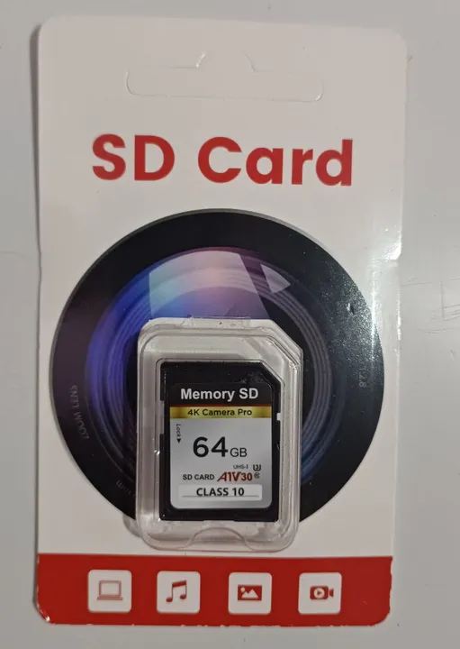 CARTÕES DE MEMÓRIA SD PRA CAMERAS DE 64 GB