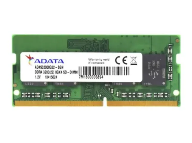 Memória Notebook Adata 8gb Ddr4 3200 Mhz So-dimm (SEMI-NOVO)