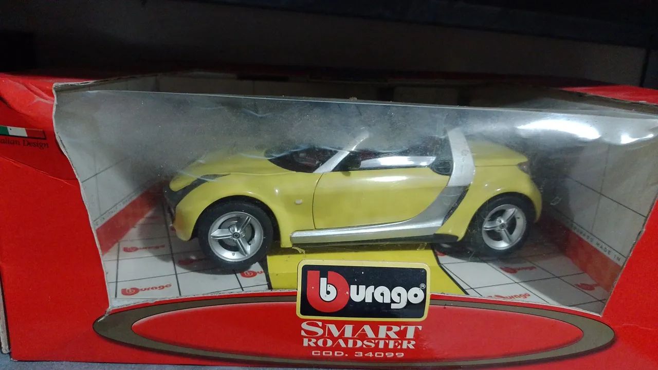 Miniatura Smart Roadster Burago 1:18