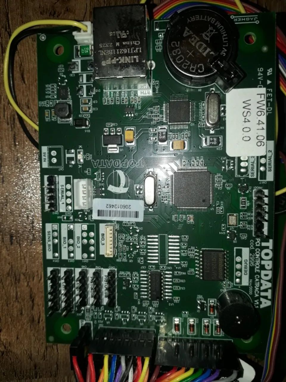 Placa Catraca Topdata Fit Revolution 4 Nova Versão