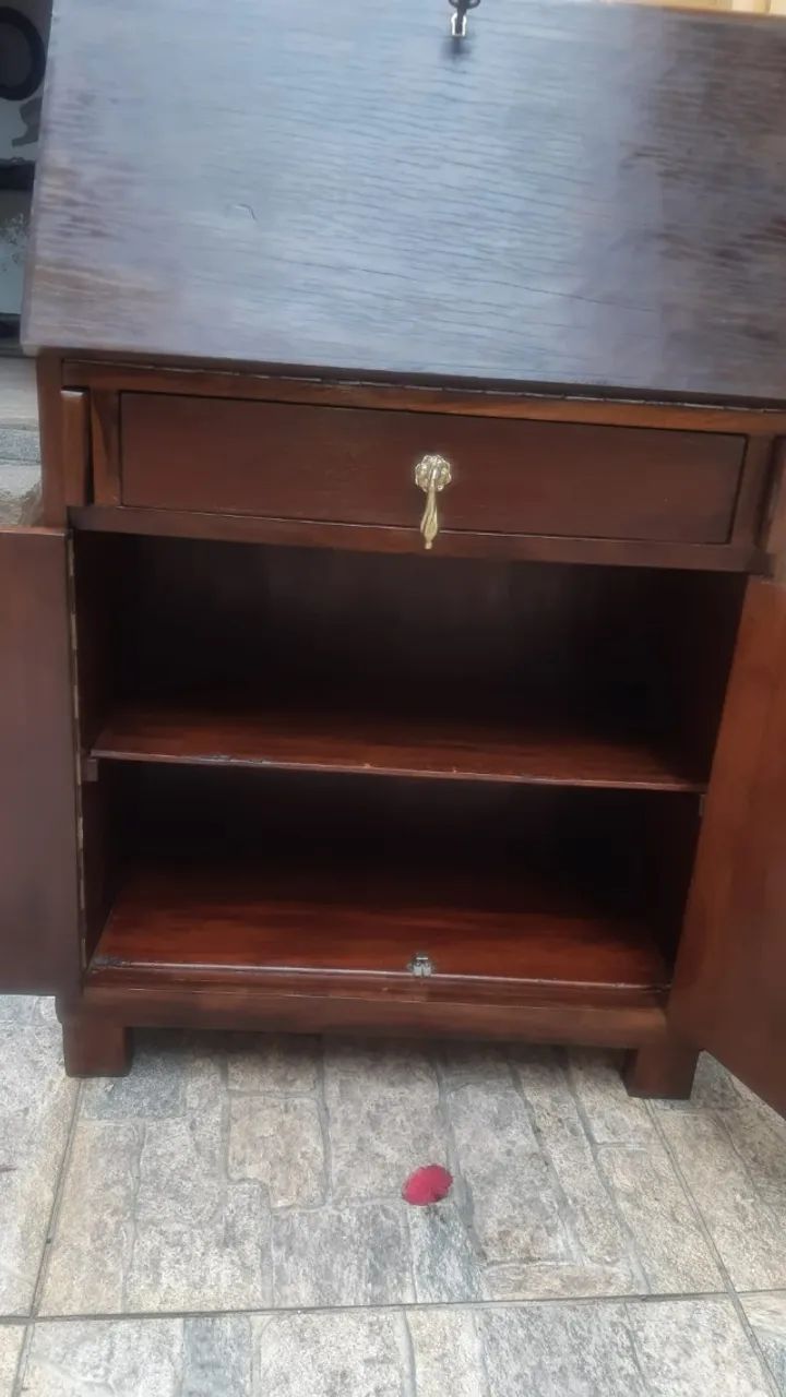 Escrivaninha antiga multiuso totalmente restaurada - Foto 5