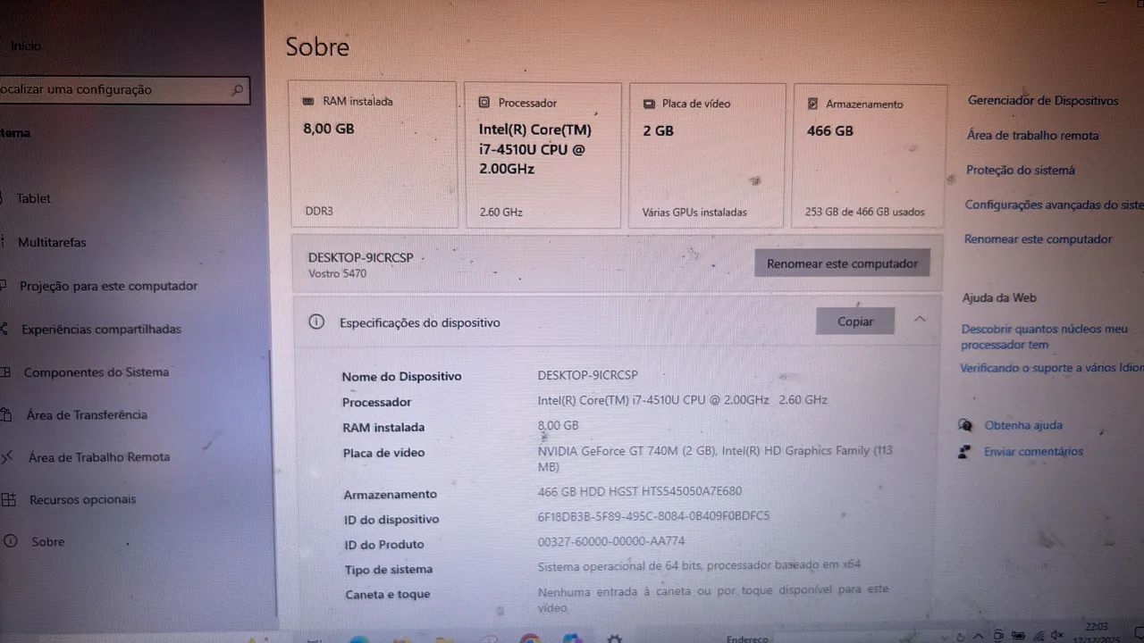 Notebook I7 - 8gb RAM - Nvidia GT 740M - 500gb - Foto 4