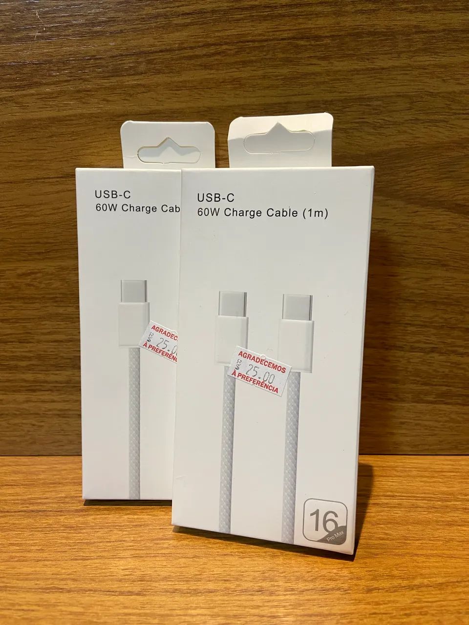 Cabo USB-C 60W de Alta Velocidade NOVO!