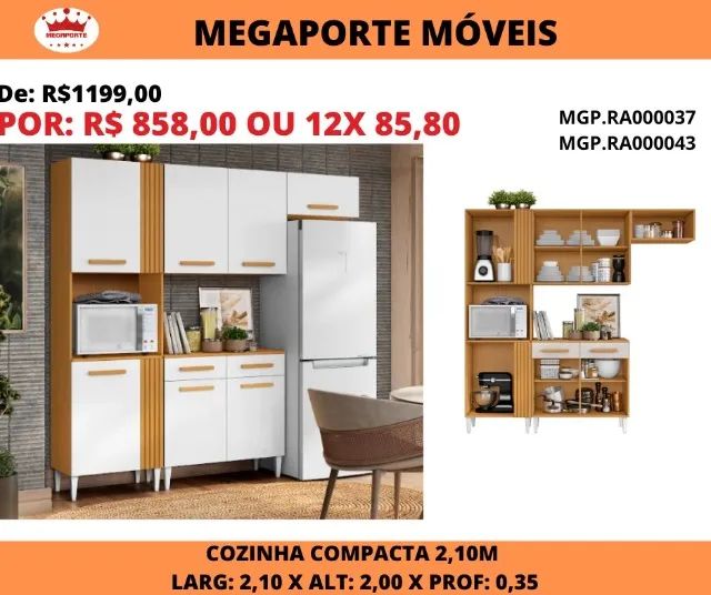 COZINHA COMPACTA 2,10
