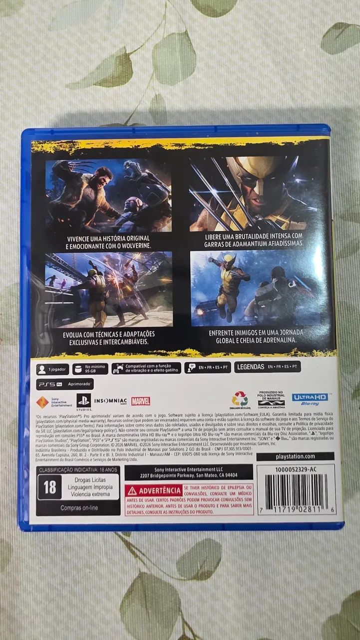 Marvels Wolverine PS5 aceito trocas - Foto 2