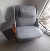 Poltrona Esdra Tecido Cinza