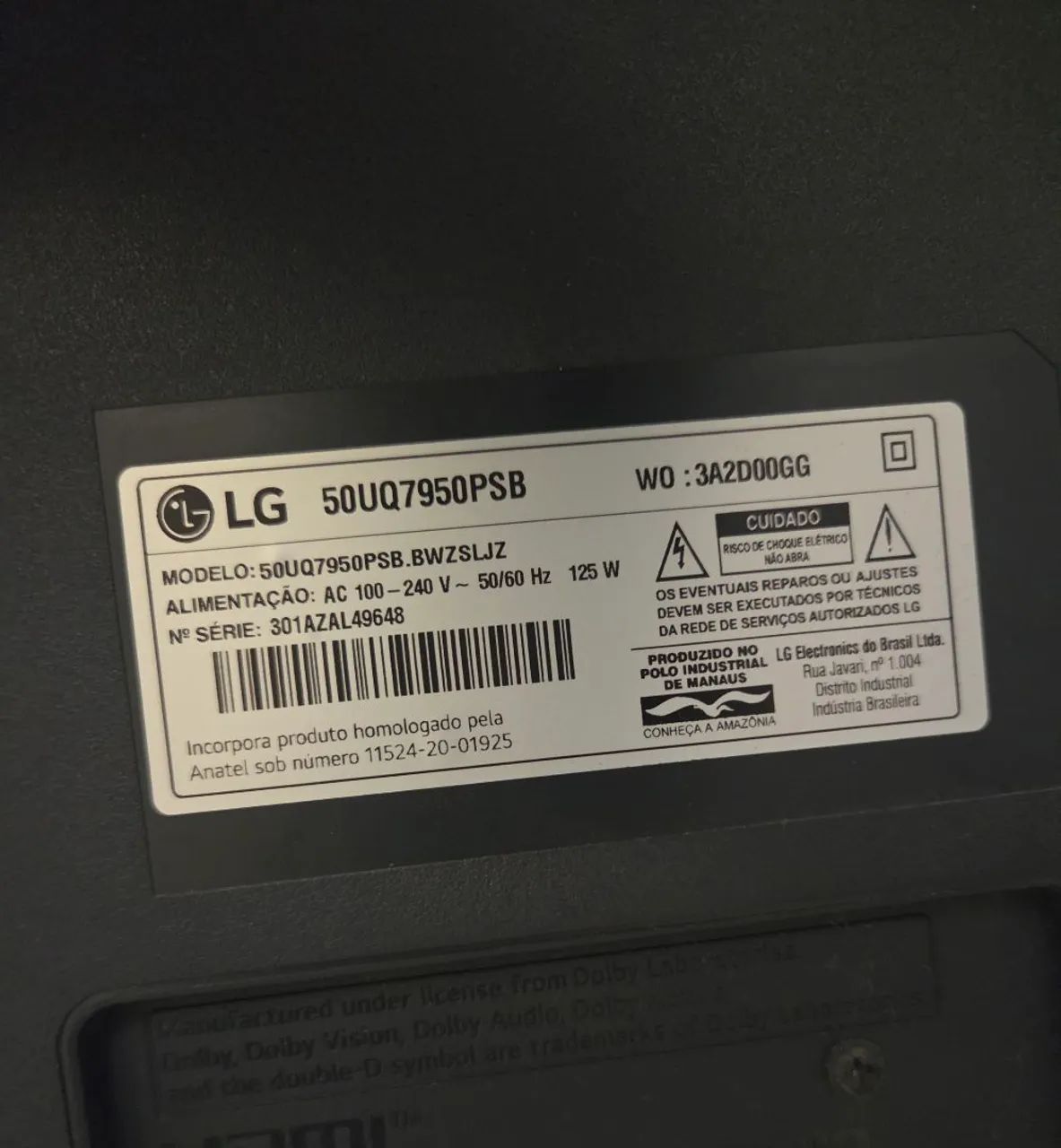 SMART TV LG 50 POLEGADAS 4K - COM DEFEITO NA TELA - Foto 2