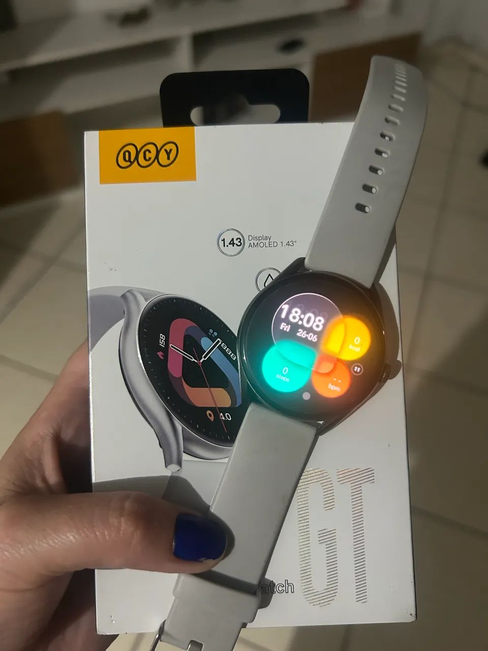 Relógio QCY GT 