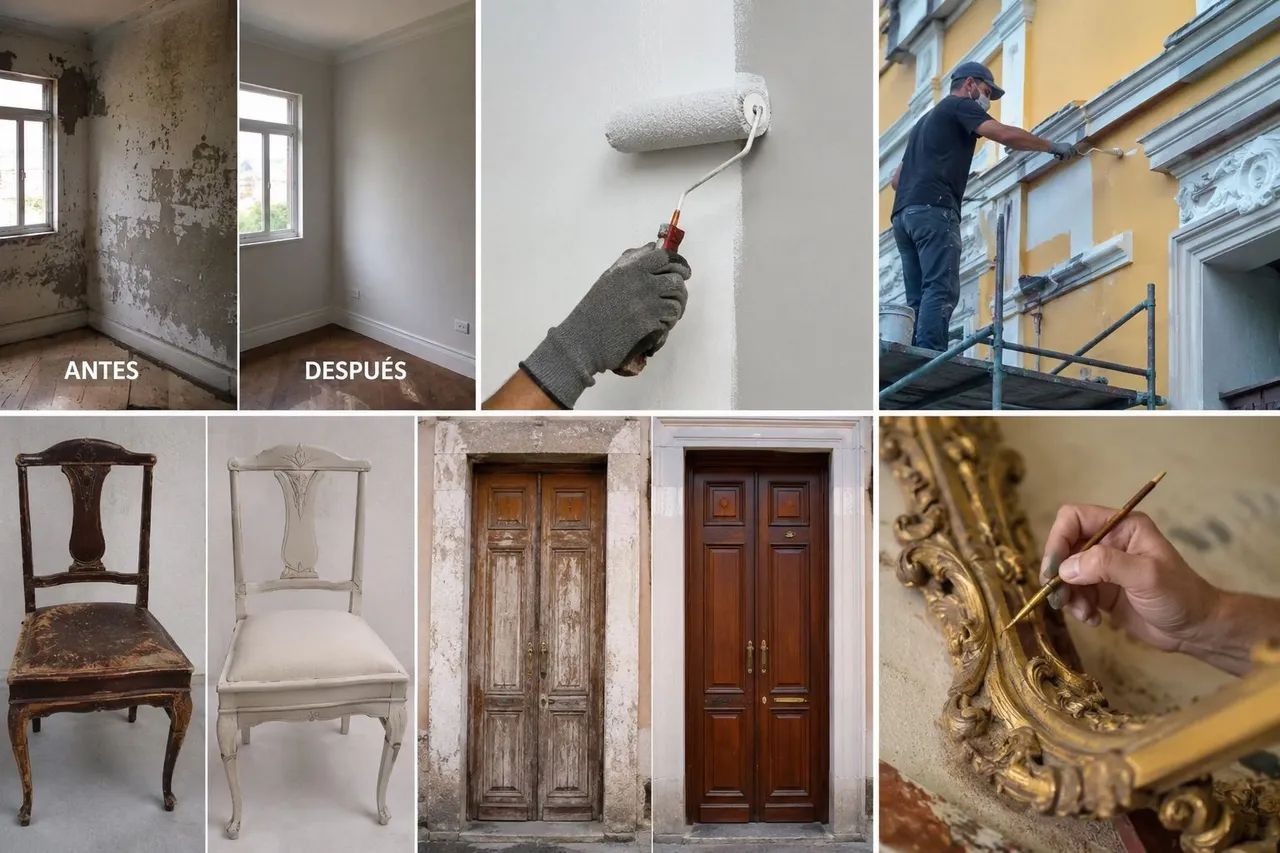 Pintura e Restauração Residencial -
