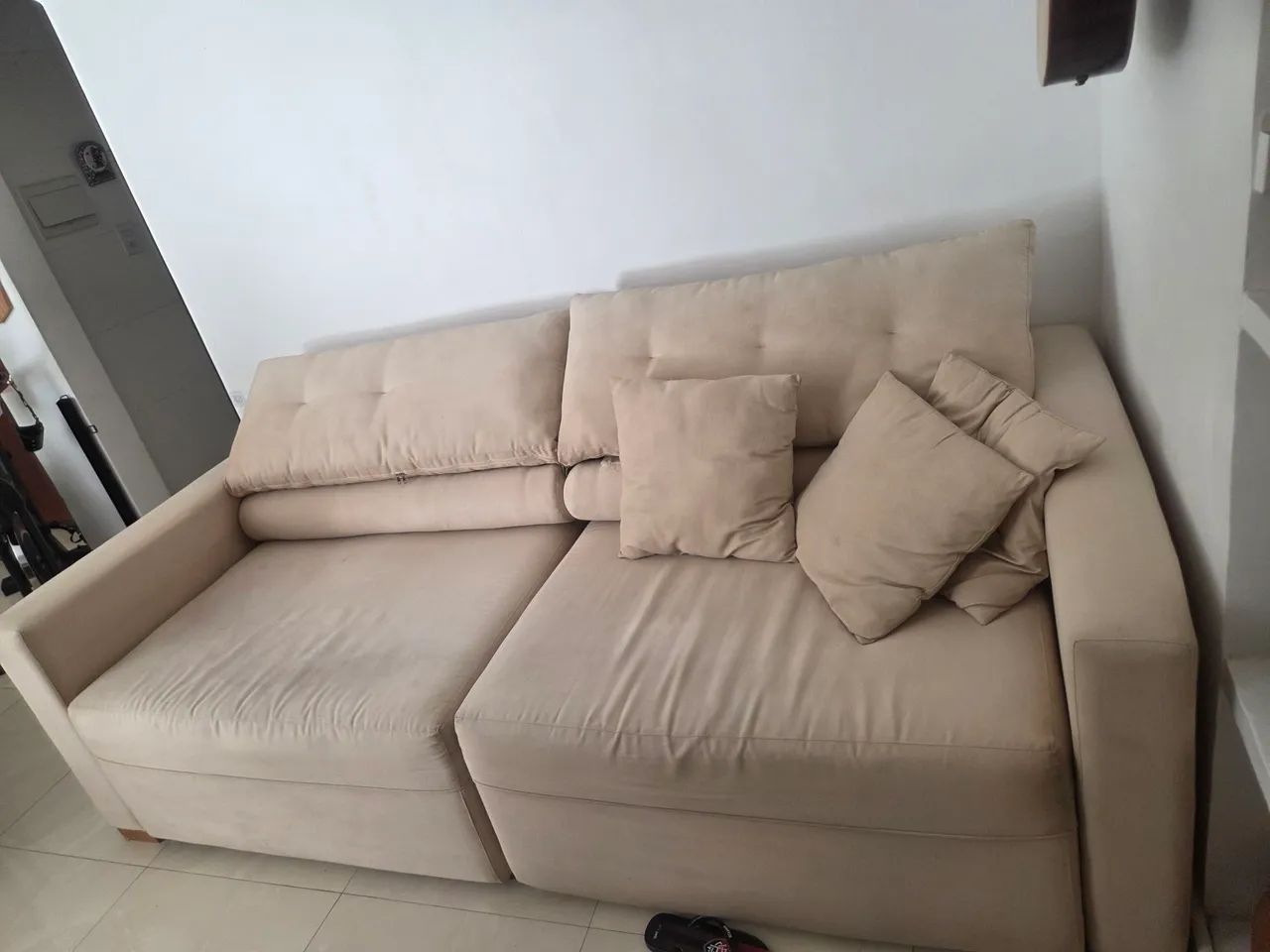 Sofa retrátil 2,30m aquablock e capa personalizada. - Foto 2