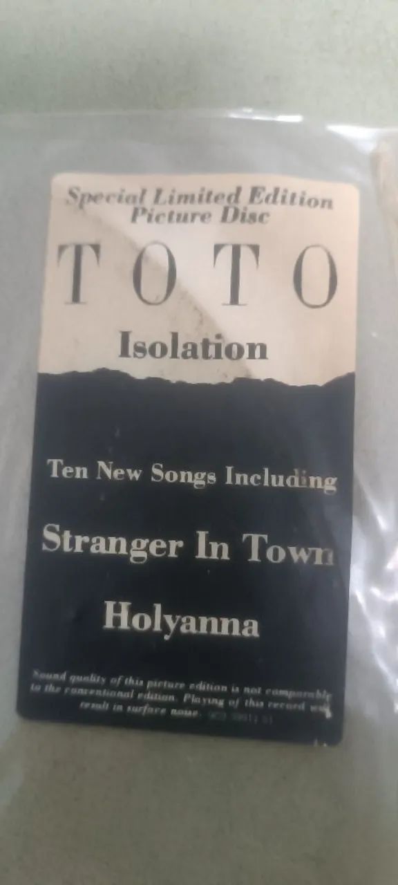 LP toto /isolation...importado - Foto 2