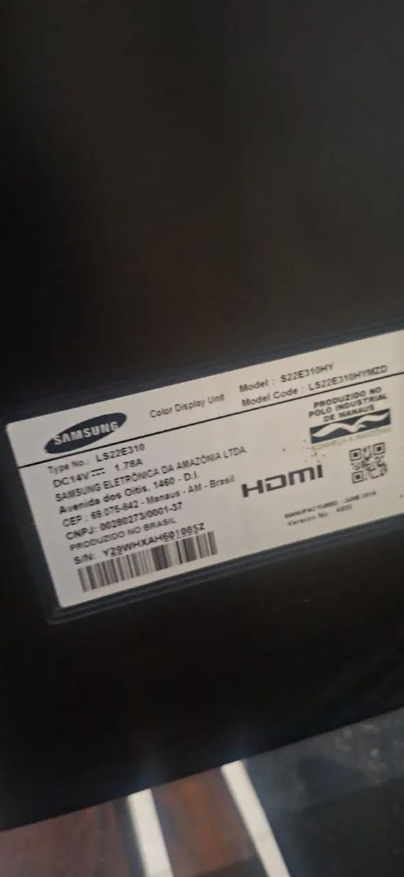 Monitor Samsung  21,5 polegadas.  - Foto 3