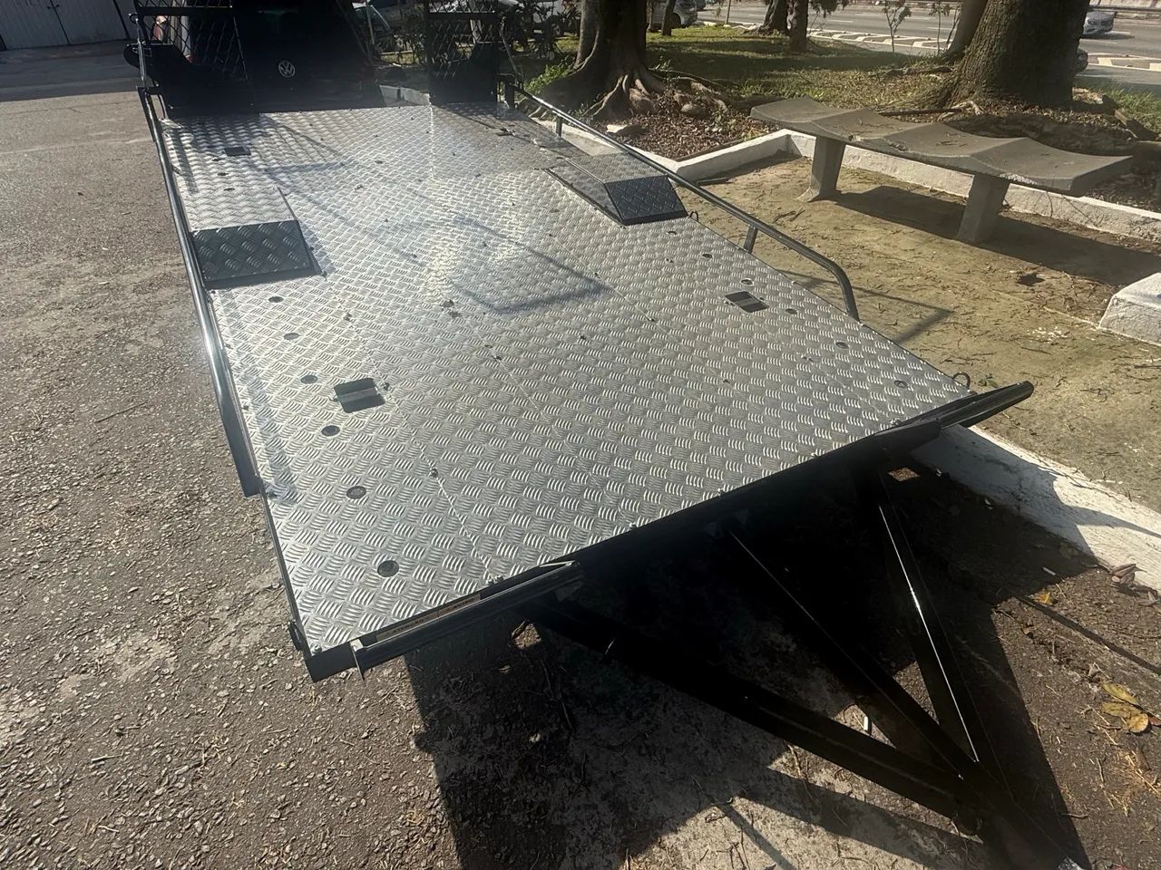 Carretinha Para Utv Cap. 800kg Com 01 Eixo Zero ! - Foto 4
