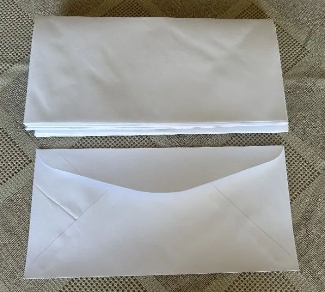 KIT COM 95 ENVELOPES BRANCOS - Foto 2