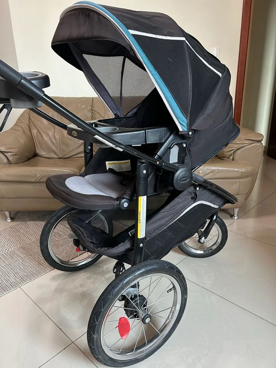 Carrinho bebê com bebê conforto Gracco  - Foto 3