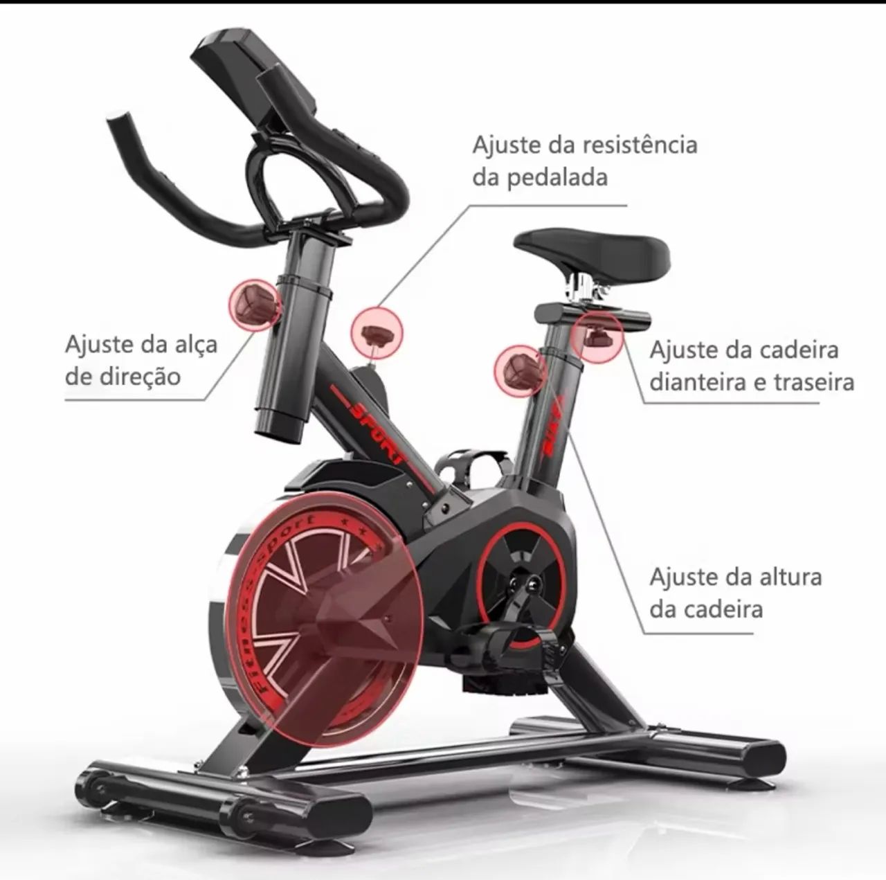 BIKE ERGOMÉTRICA 120 KG * - Foto 3