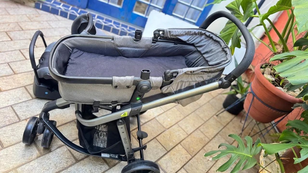 Kit carrinho + Moisés + bebê conforto Safety First - Foto 4